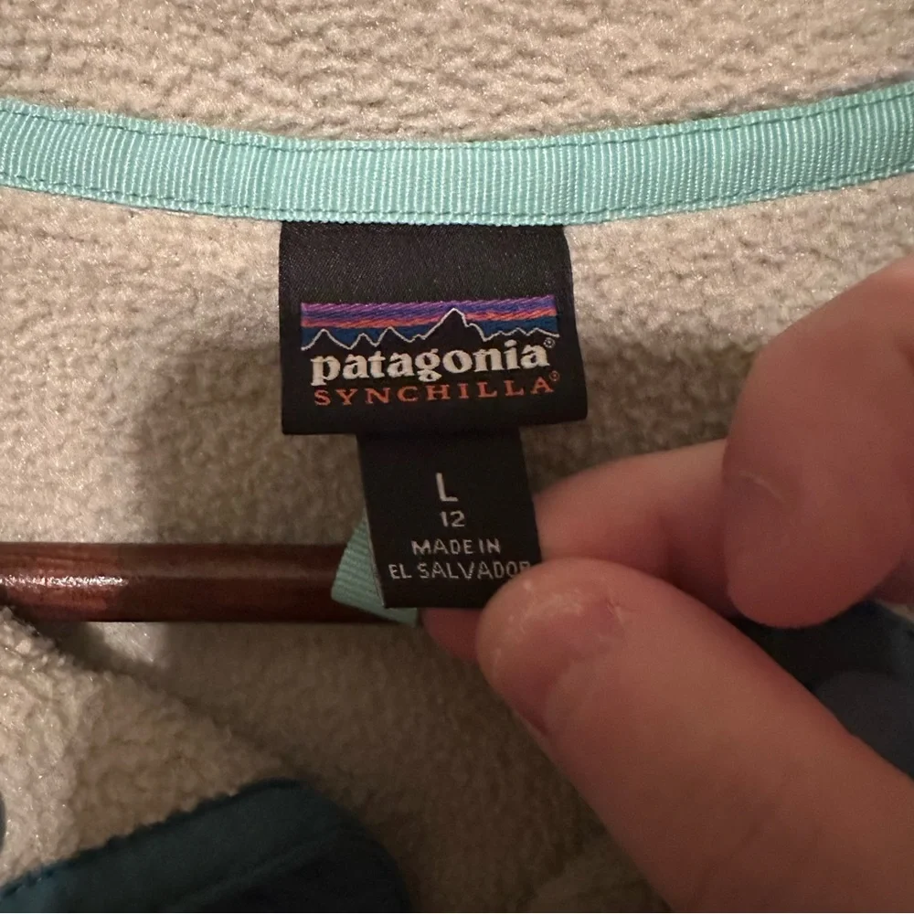 Patagonia Kids Lightweight Synchilla Snap-T Fleece Pullover - Picture 3 of 4